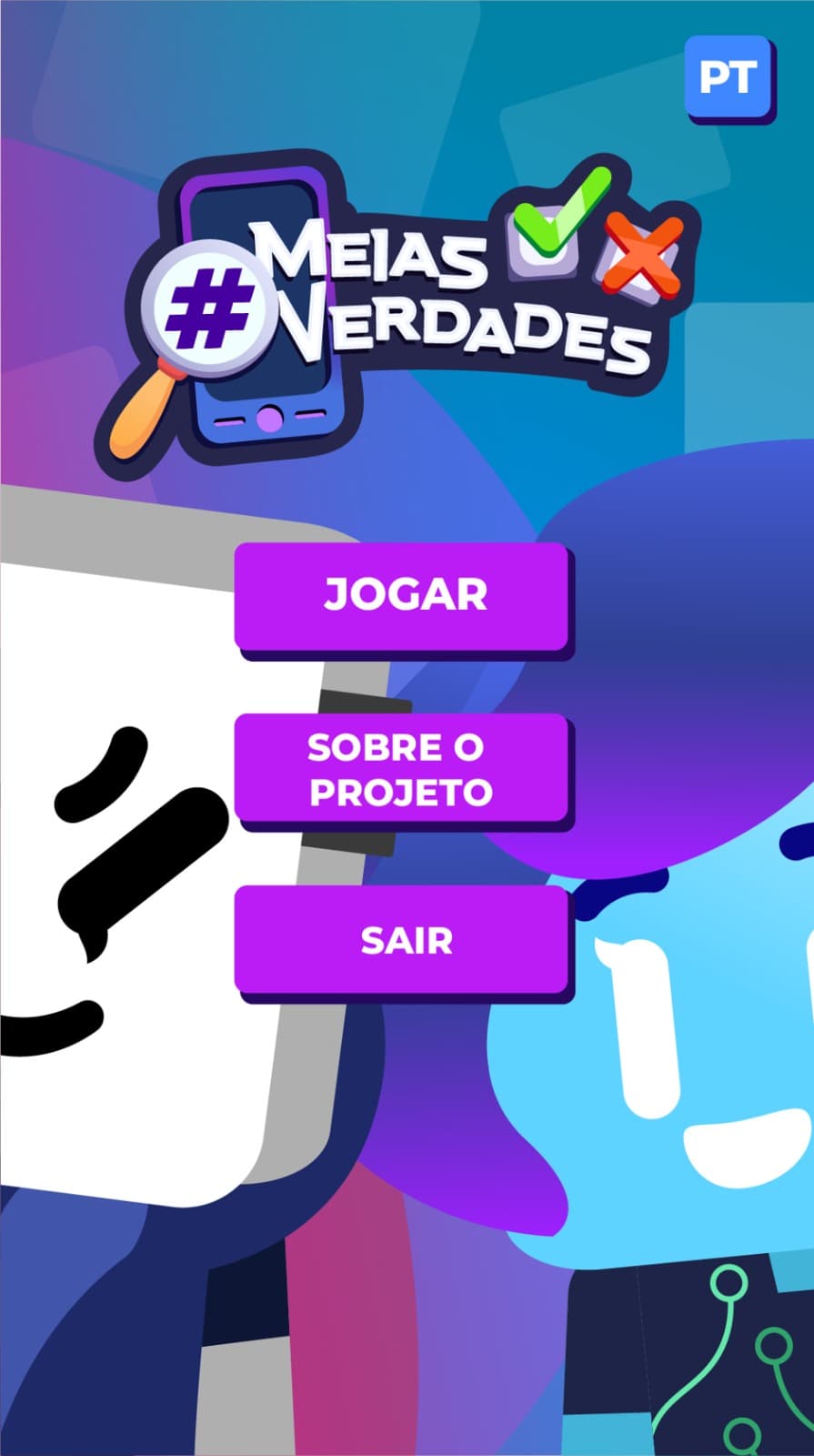 Meias Verdades - Jogo Mobile